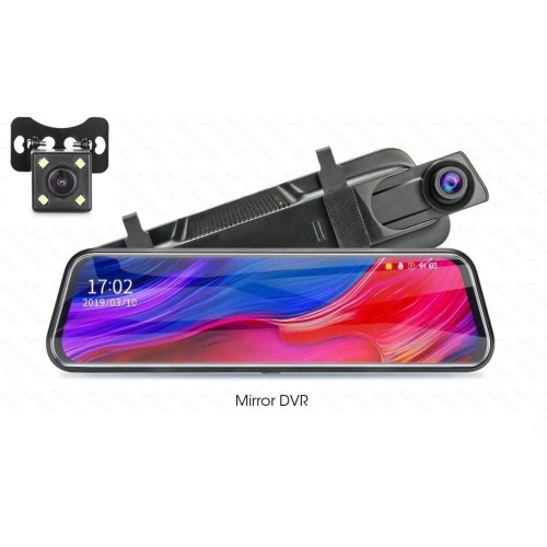 Oglinda cu camera video L1027 / 2 cam. (9.66")