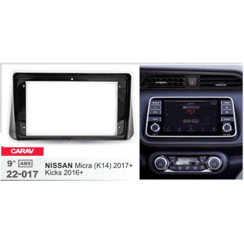 Sistem multimedia audio BORD 22-017: 9-inch NISSAN MICRA (K14) 2017-2024, KICKS 2016-2024 - N10Pro
