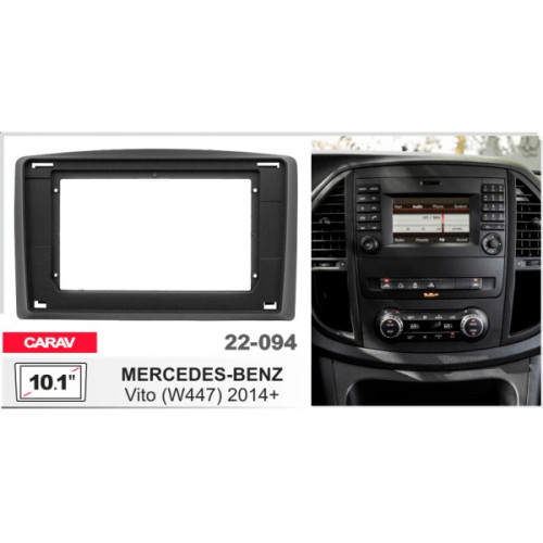 Штатная магнитола 22-094: 10.1-inch для MERCEDES-BENZ VITO (W447) 2014-2024 - A18