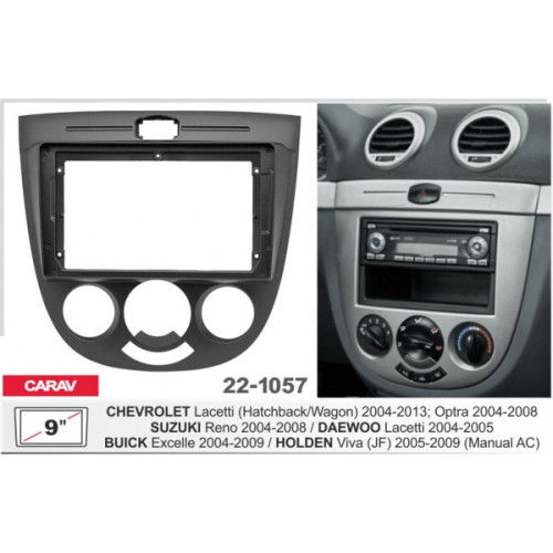 Штатная магнитола 22-1057: 9-inch для CHEVROLET LACETTI 2004-2013, NUBIRA, OPTRA 2004-2008 - N10Pro