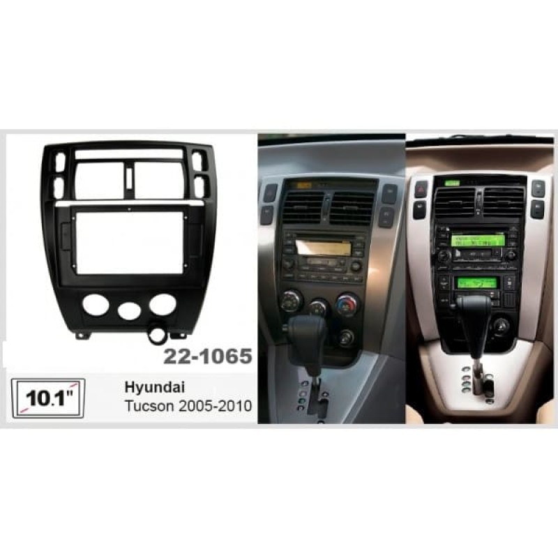 Sistem multimedia audio BORD 22-1065: 10.1-inch HYUNDAI TUCSON 2004-2010 - N10Pro