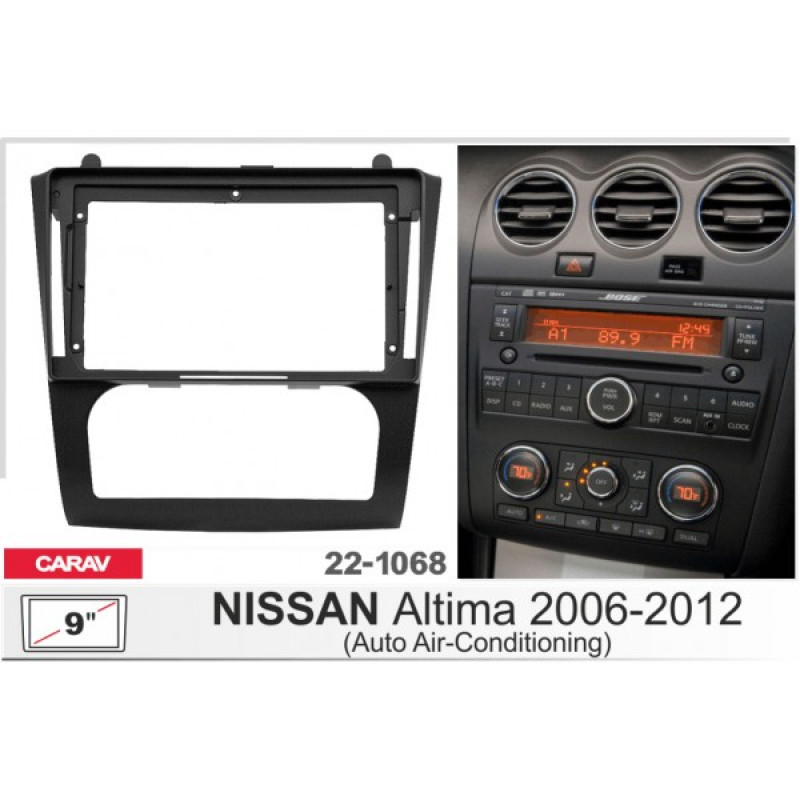 Sistem multimedia audio BORD 22-1068: 9-inch NISSAN ALTIMA 2006-2012 - N10Pro