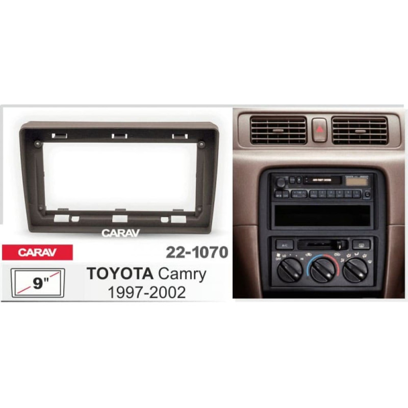 Штатная магнитола 22-1070: 9-inch для TOYOTA CAMRY (XV20) 1996-2002,  MARK II QUALIS (V20W) 1997-2001 - N10Pro