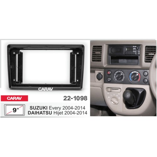 Штатная магнитола 22-1098: 9-inch для SUZUKI EVERY 2004-2014 - G10