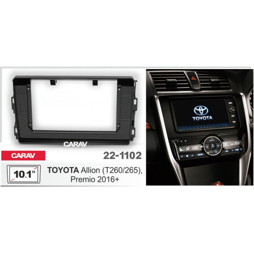 Sistem multimedia audio BORD 22-1102: 10.1-inch TOYOTA ALLION (T260/265), PREMIO 2016-2021 - N10Pro