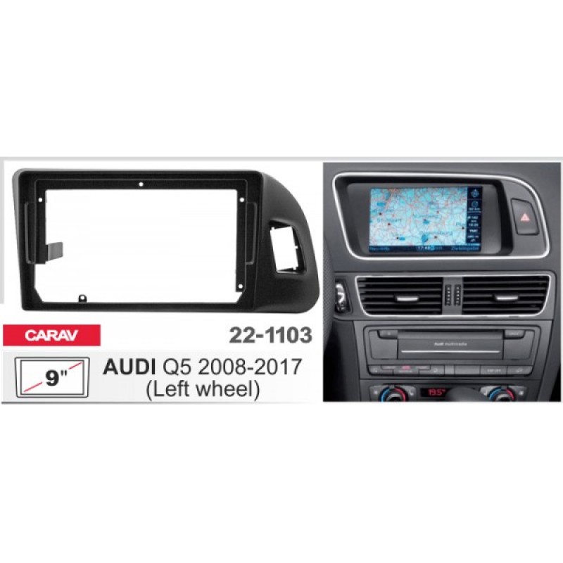 Sistem multimedia audio BORD 22-1103: 9-inch AUDI Q5 2008-2017 - A18