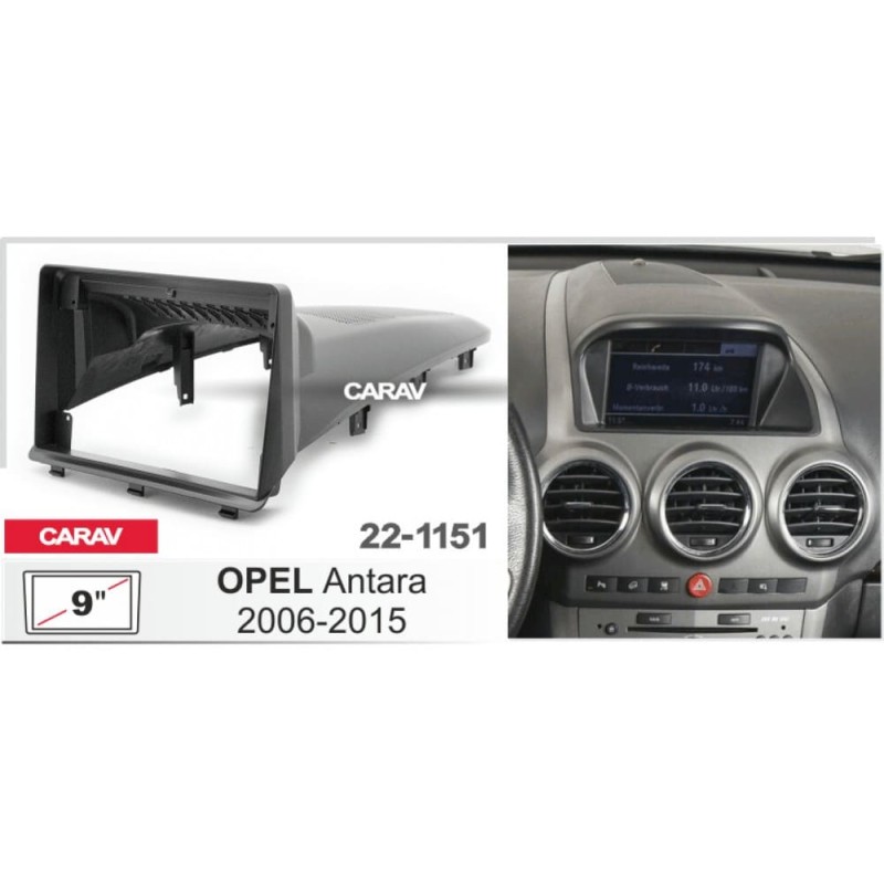 Штатная магнитола 22-1151: 9-inch для OPEL ANTARA 2006-2015 - A10D