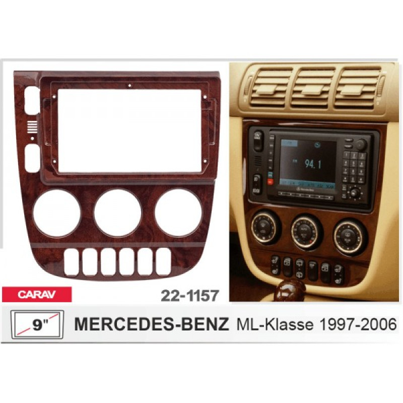 Штатная магнитола 22-1157: 9-inch для MERCEDES-BENZ M-CLASS (W163) 1997-2005 - A18
