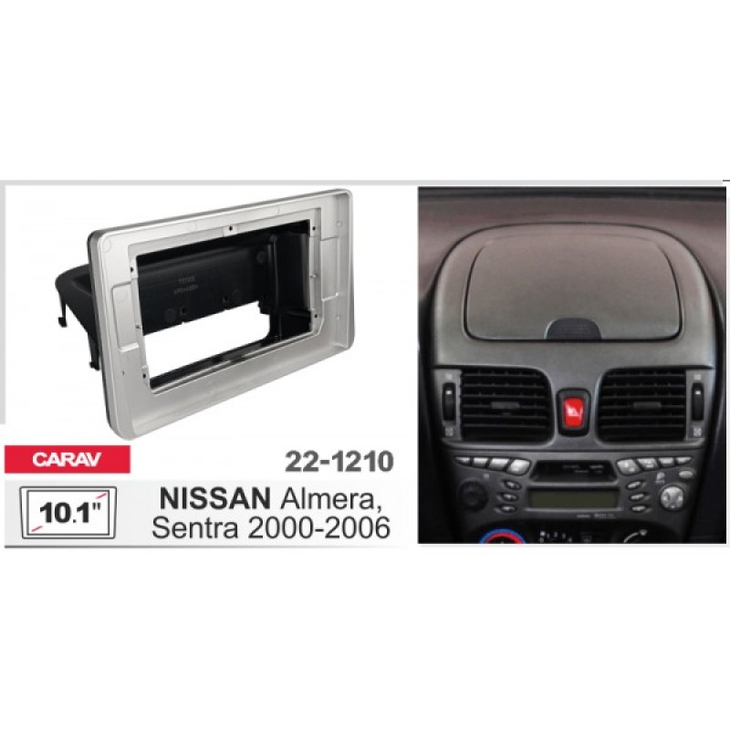 Штатная магнитола 22-1210: 10.1-inch для NISSAN ALMERA, SENTRA 2000-2006 - A10D