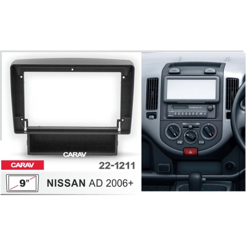 Sistem multimedia audio BORD 22-1211: 9-inch NISSAN AD 2006-2024 - G9