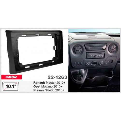Штатная магнитола 22-1263: 10.1-inch для NISSAN NV400 2010-2021 - A16