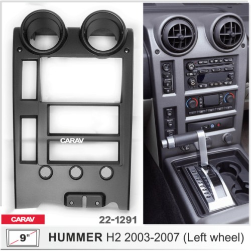 Sistem multimedia audio BORD 22-1291: 9-inch HUMMER H2 2003-2007 - N10Pro