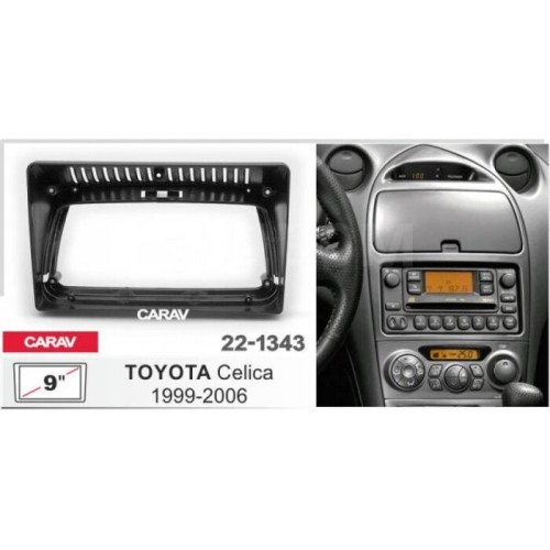 Штатная магнитола 22-1343: 9-inch для TOYOTA CELICA 1999-2006 - Q9