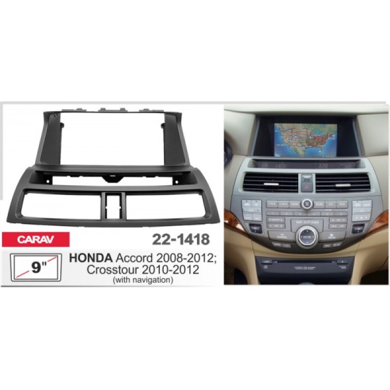 Sistem multimedia audio BORD 22-1418: 9-inch HONDA CROSSTOUR 2010-2012, ACCORD 2008-2012 - N10Pro