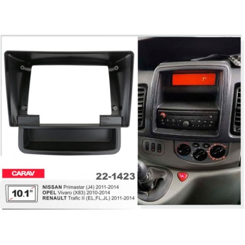 Sistem multimedia audio BORD 22-1423: 10.1-inch NISSAN PRIMASTAR (J4) 2011-2015 - Q9