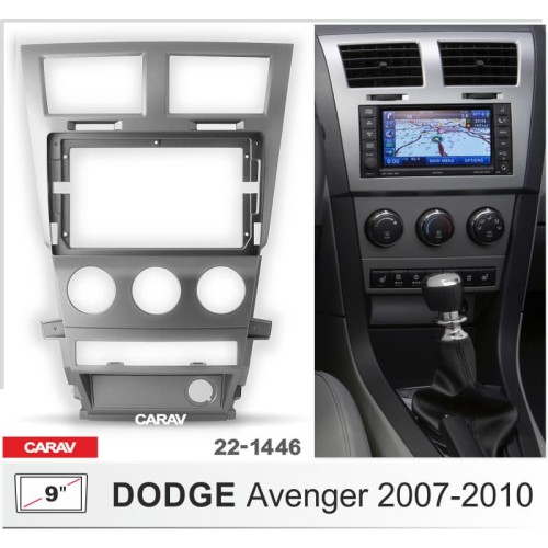 Sistem multimedia audio BORD 22-1446: 9-inch DODGE AVENGER 2007-2010 - A09D