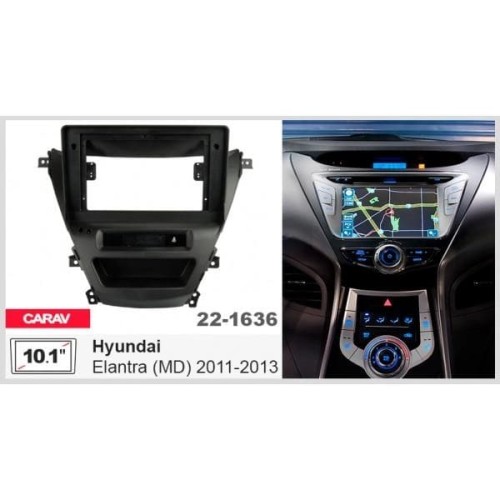 Штатная магнитола 22-1636: 10.1-inch для HYUNDAI ELANTRA (MD), AVANTE (MD) 2011-2013 - A10D