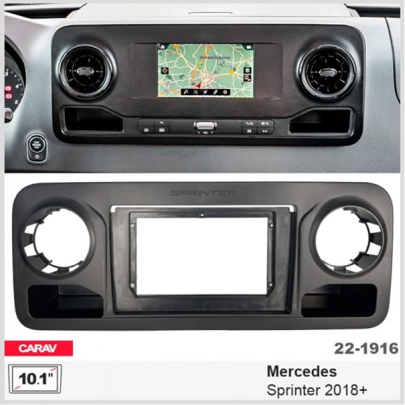 Sistem multimedia audio BORD 22-1916: 10.1-inch MERCEDES-BENZ SPRINTER 2018-2024 - Q8