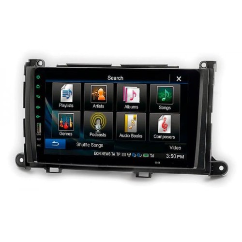 Штатная магнитола 22-202: 9-inch для TOYOTA SIENNA 2010-2014 - A16