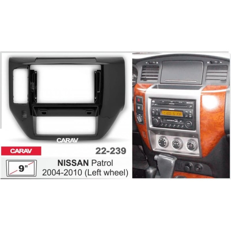 Штатная магнитола 22-239: 9-inch для NISSAN PATROL 2004-2010 - G3