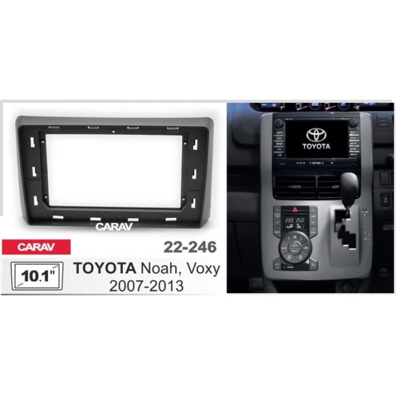 Sistem multimedia audio BORD 22-246: 10.1-inch TOYOTA NOAH, VOXY 2007-2013 - N10Pro