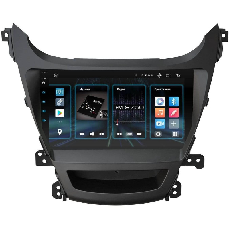 Штатная магнитола 22-274: 9-inch для HYUNDAI ELANTRA (MD) 2014-2016, AVANTE (MD) 2013-2015 - N10Pro