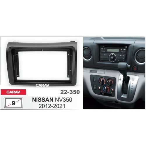 Штатная магнитола 22-350: 9-inch для NISSAN NV350 2012-2021 - A09D