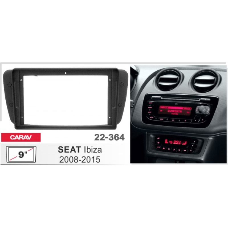 Штатная магнитола 22-364: 9-inch для SEAT IBIZA 2008-2015 - N10Pro