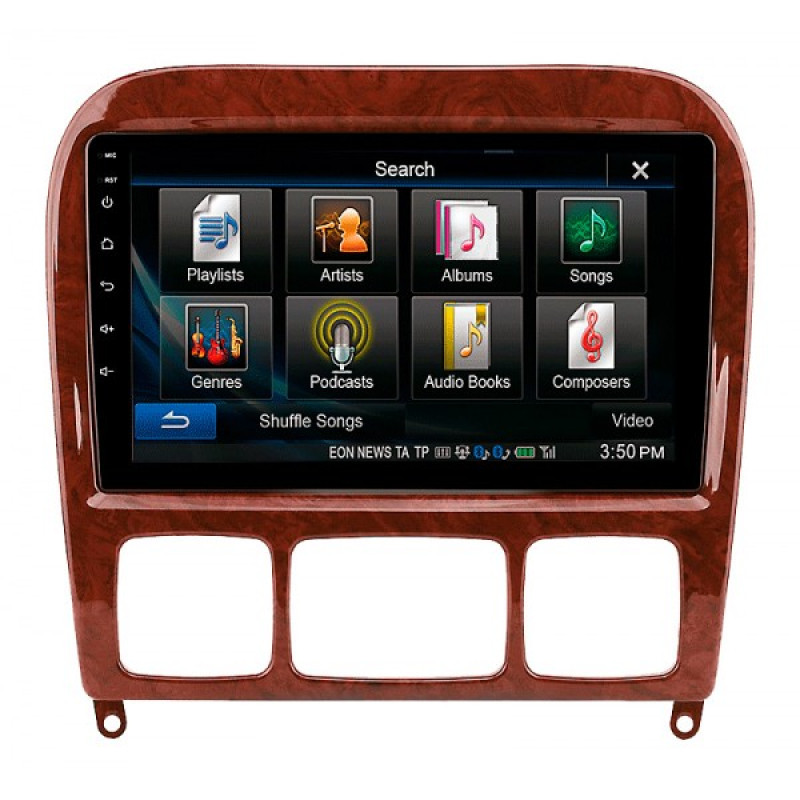 Штатная магнитола 22-410: 9-inch для MERCEDES-BENZ S-CLASS (W220) 1998-2005 - A18