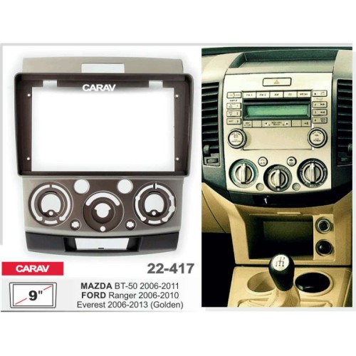 Штатная магнитола 22-417: 9-inch для FORD RANGER 2006-2011, EVEREST 2006-2013 - N10Pro