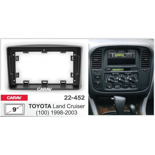 Штатная магнитола 22-452: 9-inch для TOYOTA LAND CRUISER 100 1998-2003 - A10D