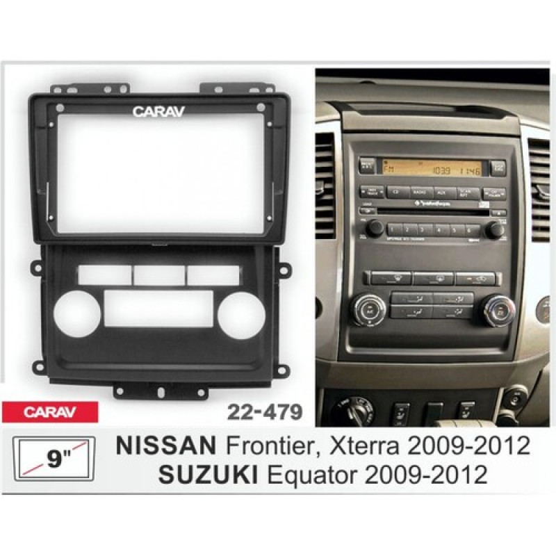 Штатная магнитола 22-479: 9-inch для SUZUKI EQUATOR 2009-2012 - G13