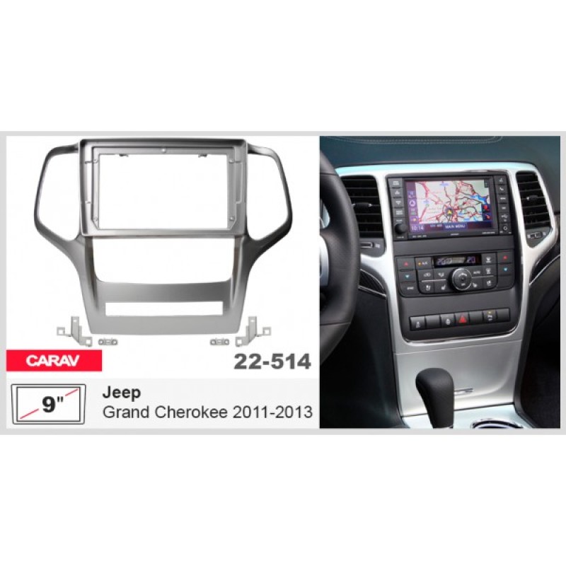 Штатная магнитола 22-514: 9-inch для JEEP GRAND CHEROKEE 2011-2013 - A7