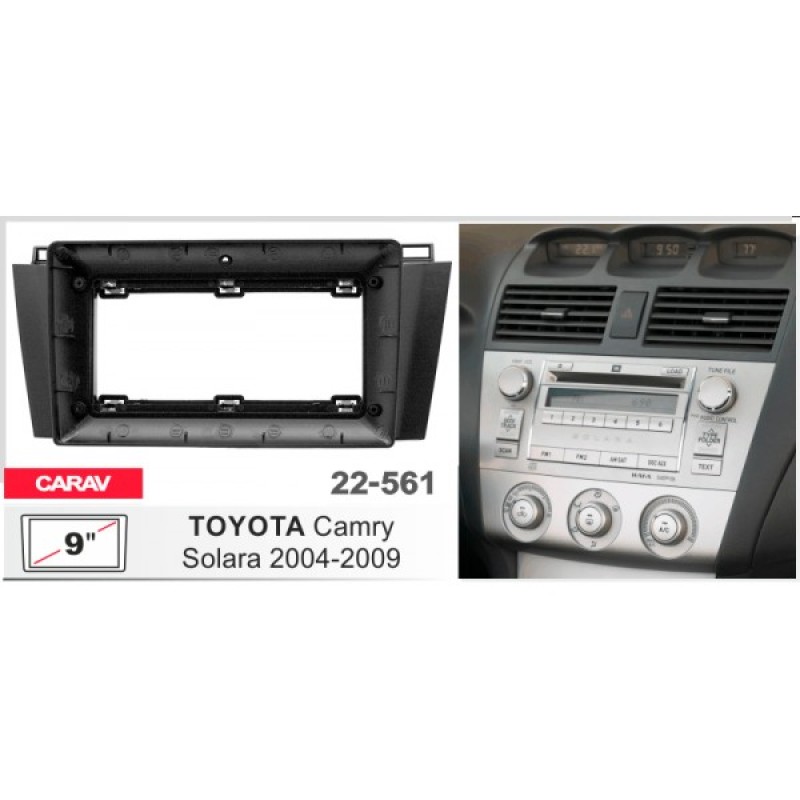 Sistem multimedia audio BORD 22-561: 9-inch TOYOTA CAMRY SOLARA 2004-2009 - A10D