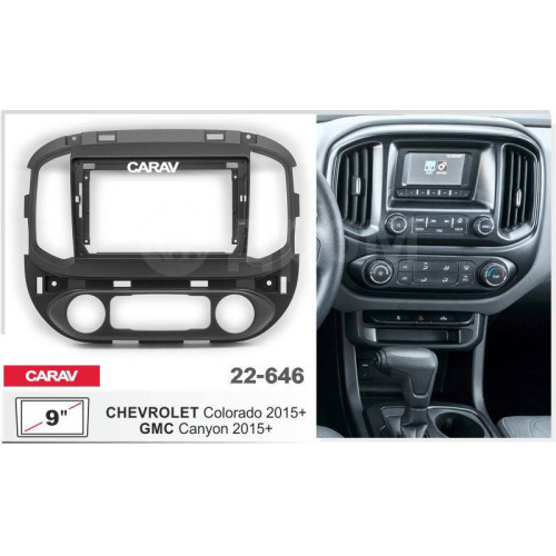 Radiocasetofon BORD 22-646: 9-INCH GMC CANYON 2015+ (v1)