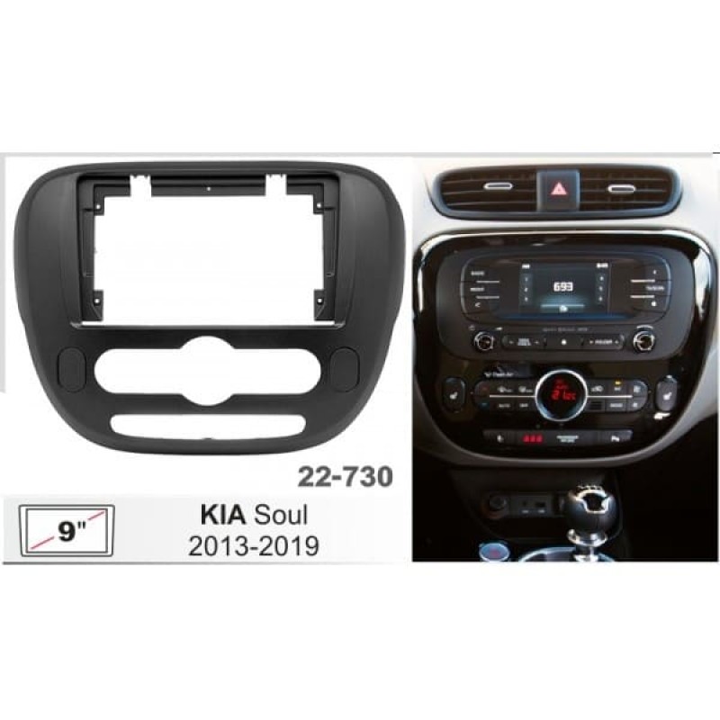 Sistem multimedia audio BORD 22-730: 9-inch KIA SOUL 2013-2019 - A6