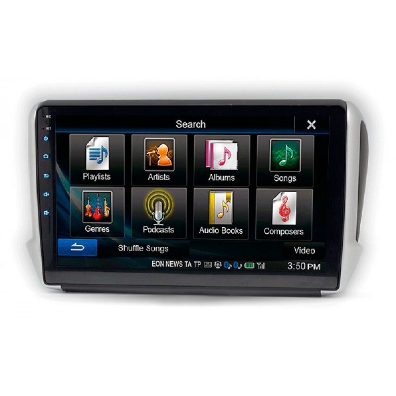 Sistem multimedia audio BORD 22-732: 10.1-inch PEUGEOT 2008 2013-2019 - Q8