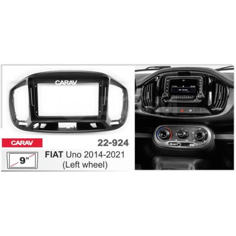 Sistem multimedia audio BORD 22-924: 9-inch FIAT UNO 2014-2021 - N10Pro