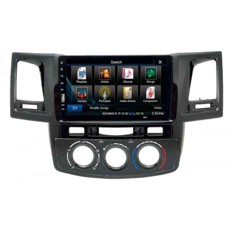 Штатная магнитола 22-987: 9-inch для TOYOTA FORTUNER, HILUX, SW4 2008-2015 - A10D