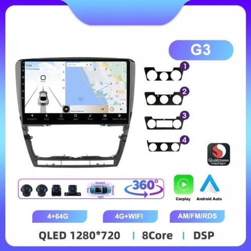 Штатная магнитола G3 4/64 360° камера