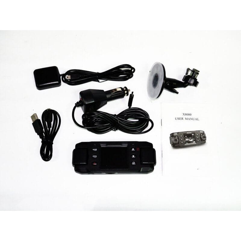 CarCam III X8000 HD 2 camere GPS
